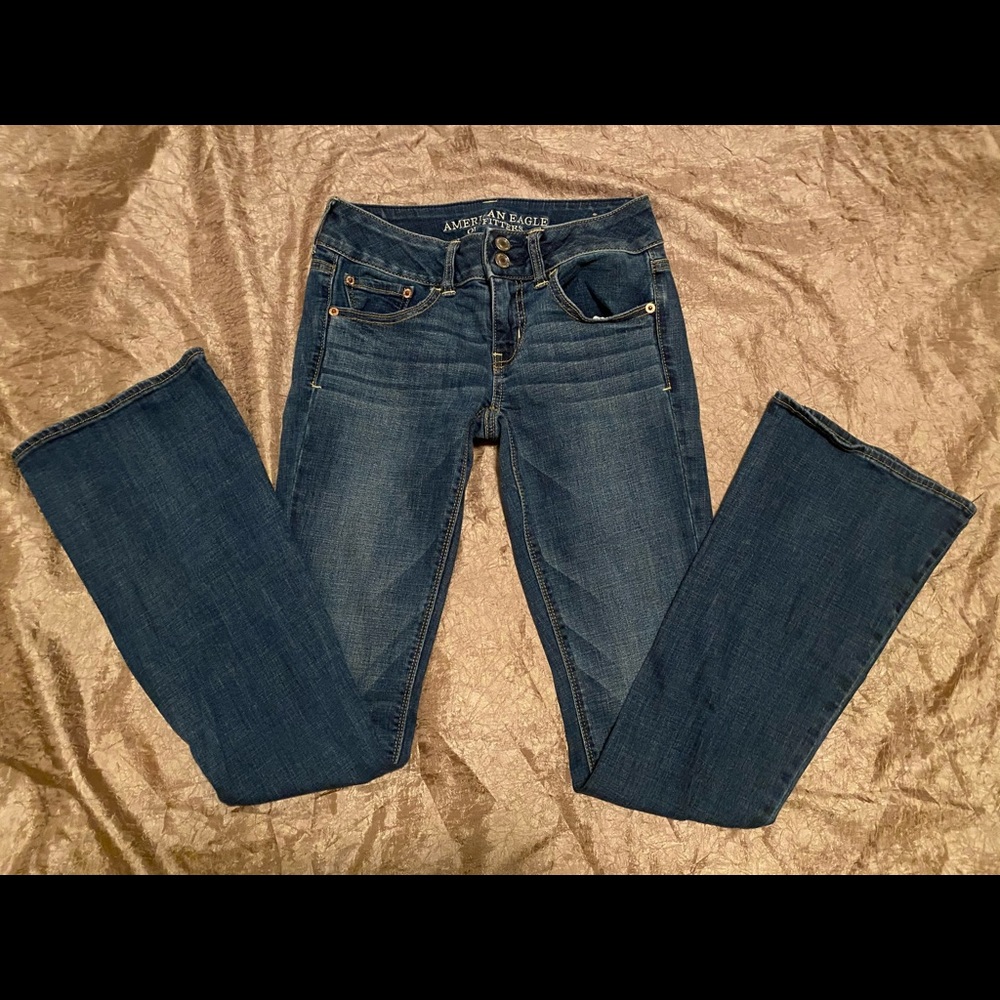AEO Artist Super Stretch Jeans, Size 2